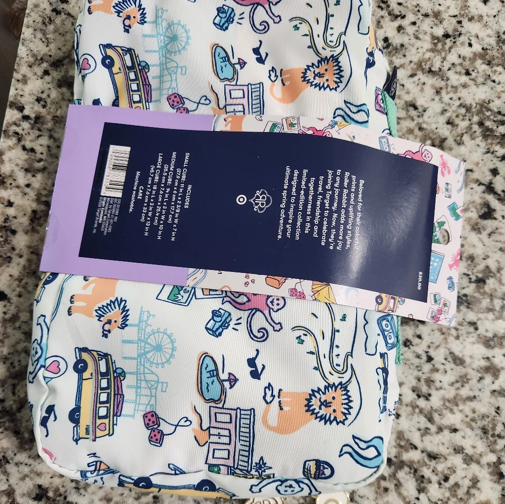 Roller Rabbit × Target Multicolor Packing Cube Set - Picture 4 of 6